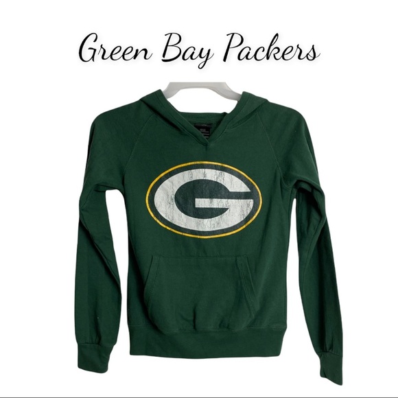 NFL Juniors Collection Green Bay Packers Hooded Sweatshirt - Picture 1 of 10